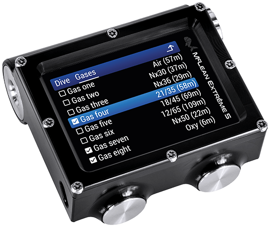 McLean Extreme 5 dive computer - core features
