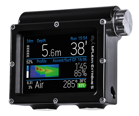 McLean Extreme 5 dive computer - core features